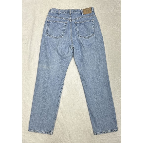 Vintage 90's Gap Denim Best Basics Loose Fit Light Wash Jeans Men's Size 35x30 - Picture 10 of 10
